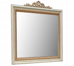 Зеркало настенное Альба 13к (Слоновая кость с золочением)