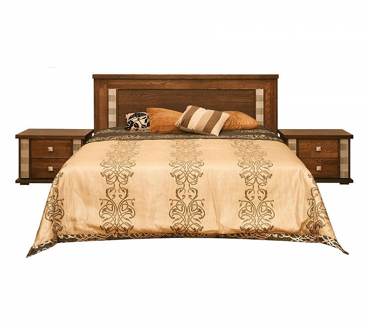Кровать двуспальная Тунис (Венге)