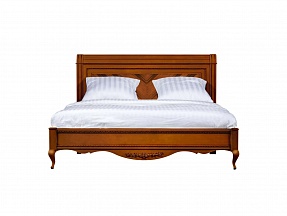 Кровать Неаполь (Янтарь / Патина коричневая)