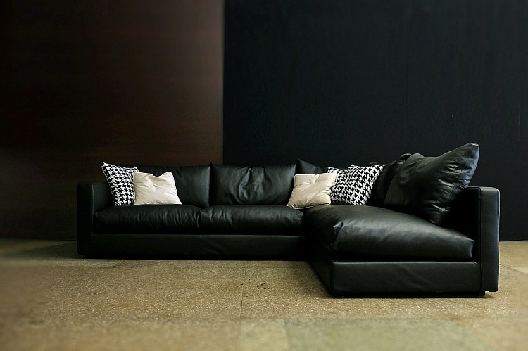 Угловой кожаный диван ALEXANDER Modern LUX
