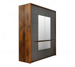Шкаф для одежды Монако (Дуб Саттер+Серый Мокко)