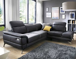 Угловой диван-кровать Mantua 2 в коже