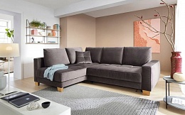 Угловой диван-кровать Sim в ткани