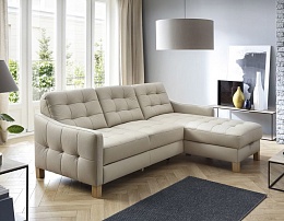 Угловой диван-кровать Malmo в коже
