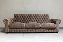 Трехместный диван CHESTER Classic в ткани (Высокая спинка)
