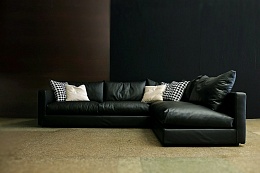 Угловой кожаный диван ALEXANDER Modern LUX