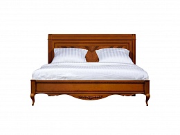 Кровать Неаполь (Янтарь / Патина коричневая)